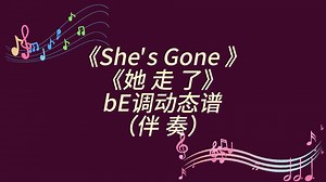 《她走了（ She's Gone）》bE调伴奏_哔哩哔哩_bilibili