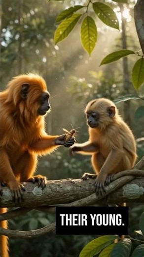 Why Do Adult Tamarins Make This Insect Easier to Catch? #unexplained #wildlife #marinemystery