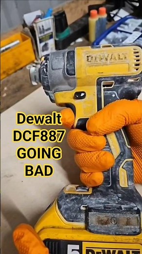 Dewalt DCF887 trigger issues