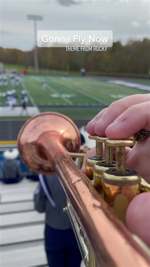 Rocky Theme Song on Trumpet | Marching Band Performance