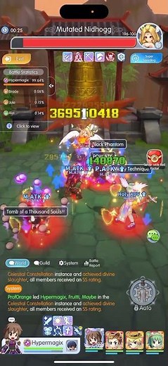 STOP Nidhogg's HEALING! High Priest SHUTS DOWN 196-100 Boss | Ragnarok Idle Adventure Plus