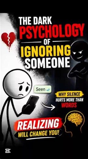 The Dark Psychology of Ignoring Someone#shorts #psychology #psycholgyfacts #coresense0