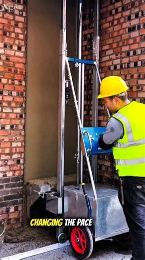 🔥“You Won't Believe How Fast This Machine Plasters a Wall#foryou #viralvideo #trending #construction