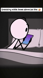 Sneezing while home alone be like 🤣 #sneeze #sneezing #homealone #scary #animation #funny #relatable #humor #meme #funnyvideos #memes #comedy #joke #animations | Animated Rx