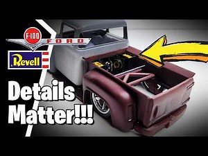 Ford FD-100 Model Truck Build – Episode 51 | Dialing In the Details! (Final Paint Fixes & Progress)