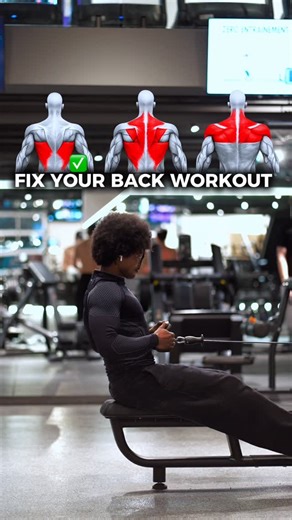 Workout Form & Muscle Growth | Seated cable row proper form improves back growth by targeting the lats and upper back with correct elbow path and cable positioning,... | Instagram