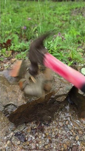 I am Rectangular #asmr #oddlysatisfying #nature #rain #satisfying #rock #shorts #fyp #geology