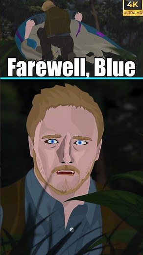 Jurassic World: Blue's Death #art #animation #jurassicpark #jurassicworld