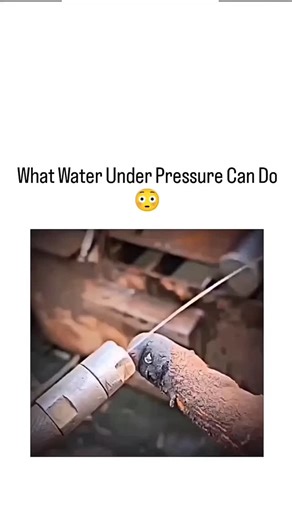 Fannyboysk on Instagram: "The post showcases a viral video of abrasive waterjet cutting, where a stream at 60,000-90,000 PSI effortlessly slices through bolts, a toy car, and a padlock, highlighting water's hidden destructive potential and drawing 5.3 million views. This technology, developed in the 1970s, mixes ultra-high-pressure water with garnet abrasives to erode materials without heat, allowing precise cuts on metals, glass, or stone up to 8 inches thick, per manufacturing process research