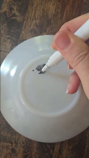 Thrift hack. Remove permanent marker easily by "erasing" it with a dry erase marker.