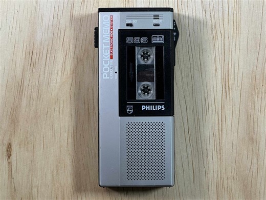 Vintage microcassette recorders great for authentic tape effects