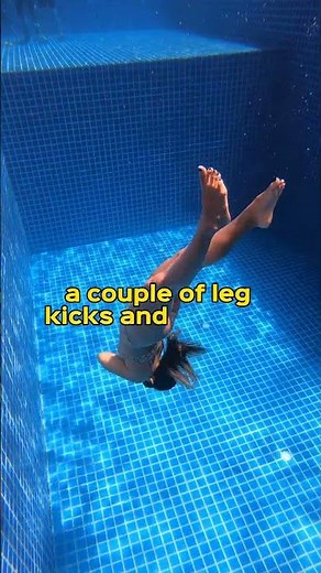 How to swim down to 5m deep