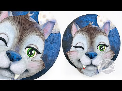Amazing Werewolf cake tutorial Halloween cakes