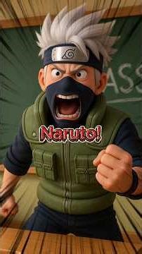 Crazy BIRD CAT ALIEN talking to the KAKASHI team #shorts #comedy #anime #cartoon