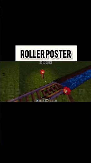 Minecraft Easy Roller Coaster 🎢🔥 (No Mods!) #minecraft