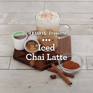 7.2K views · 35 reactions | Switch up your regular cup to something unexpected with a delicious iced chai latte! It’s a perfect opportunity to use your K-Cafe’s brewer’s cold frother button! https://krg.bz/2IWPske | Keurig | Facebook