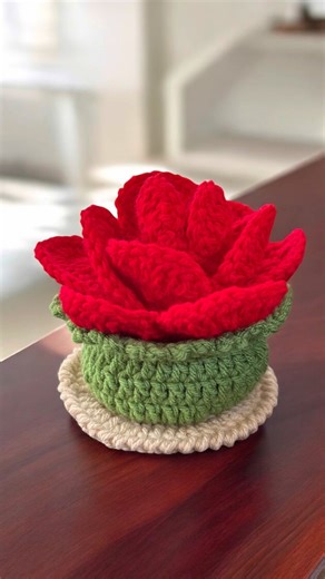 Crochet Coaster set | Easy crochet coaster tutorial | Beginner crochet | Heart coaster