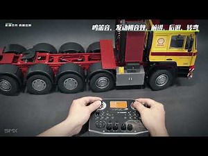 全功能演示：机器杰克9月高定作品——MAN F2000 10x10重拖模型与壳牌半挂油罐拖车 适合高端玩家收藏的精品级定制模型 #卡车模型 #拖头 #重拖