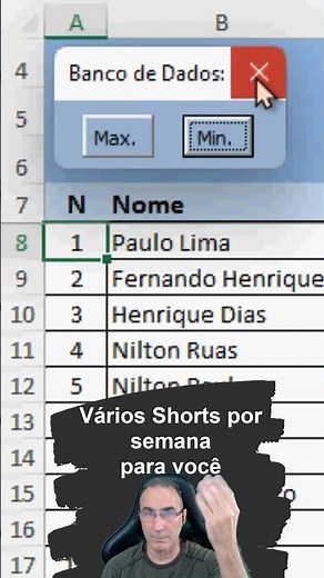 Formulário com animação (Excel VBA).