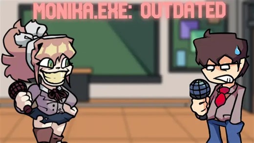PE-FNF -Monika.Exe [OUTDATED]-MC vs Monika -移植