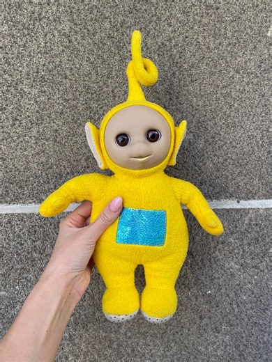 Vintage Yellow Teletubby Laa-laa Plush Toy With Sleepy Eyes 1996 - Etsy