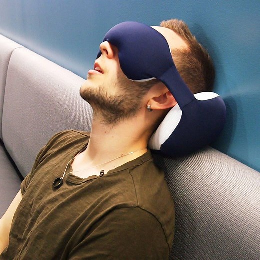 24M views · 61K reactions | This pillow lets you nap anywhere. | Inventions Insider | Facebook