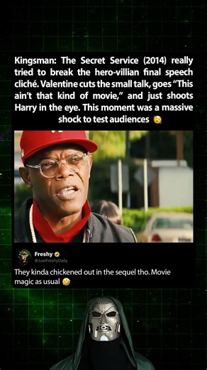 Cliché destroed by Samuel L. Jackson in Kingsman (2014)