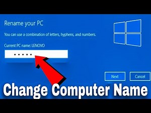 How to Change Your Windows Computer Name Easy 2025