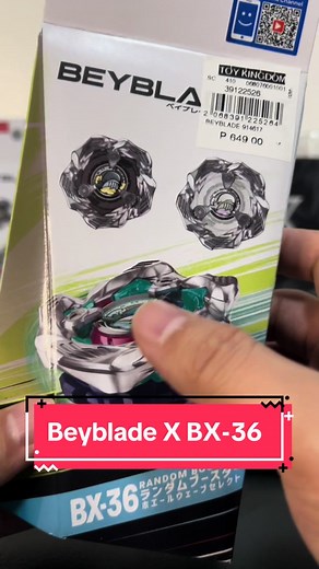 BX-36 Beyblade Unboxing at Beyblade X Event
