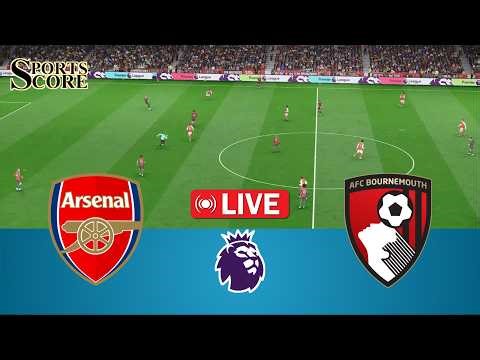 🔴Live Arsenal vs Bournemouth | England Premier League | Full Match – Video Game Simulation