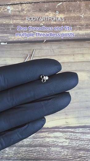 Threadless jewelry is so versatile! One end can fit in different types of posts! Mix and match your jewelry and save money! Shop threadless ends at https://bodyartforms.com/products.asp?jewelry=balls&threading=Threadless | Bodyartforms | Facebook