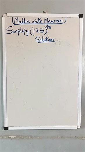 Two ways to simplify fractional indices, Watch and learn #mathswithmaureen #mathteacher #mathematics #indices