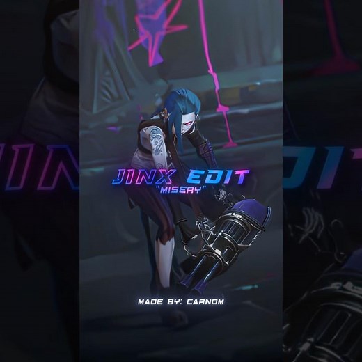 Jinx Edit || Song - Misery || After Effects || #arcaneleagueoflegends #jinxedit #Jinx #arcane