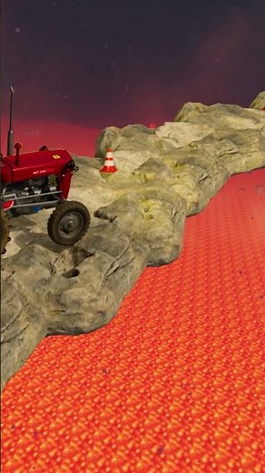 LAVA LAKE in FARMING SIMULATOR! #shorts