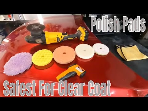 These Are The SAFEST Polish Pads For Modern Clear Coat! Paint Correction!