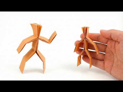 Easy Origami Stickman – How to Make a Paper Person (Step by Step)