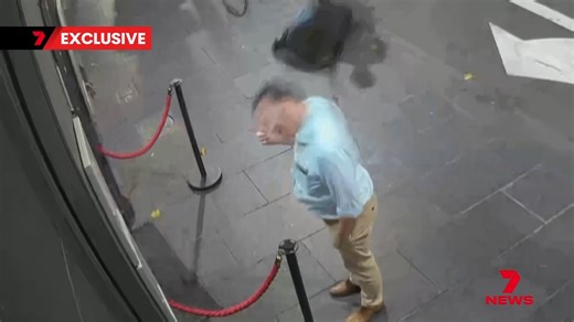 A man has come off second best after he and a friend were thrown out of a Melbourne 'gentlemen's club' and decided to take-on security. It all went bizarrely wrong and in the end the bouncers didn't have to lift a finger. | 7NEWS Brisbane