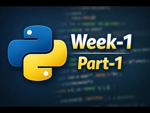 Python Programming Course | Week 1 – Part 1: Introduction to Python