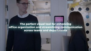 PoE Texas 10" Touchscreen Meeting Room Scheduler Tablet with Highly Visible LED Ring - Plug & Play PoE Office Conference Room Scheduler - Digital Display Syncs with Existing Business Calendar