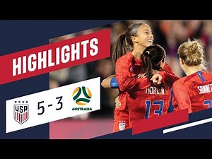 USA 5-3 AUSTRALIA Highlights | Apr. 4, 2019 | Commerce City, CO - Dick's Sporting Goods Park