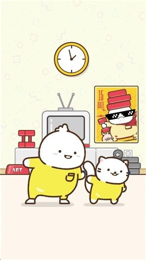 Mildang Happiness - Dance OFF🕺Cartoons For Kids #shorts
