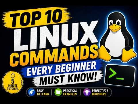 Top 10 Linux Commands Every DevOps Engineer Must Know | Linux for Beginners