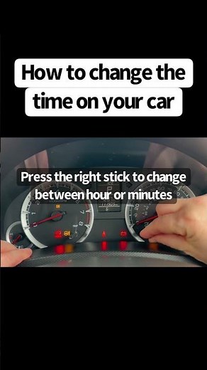 How to change the time clock on your car