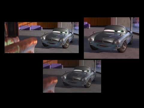 Cars 2 (2011) - Airport chase - Widescreen vs. Full Screen vs. 16:9 crop