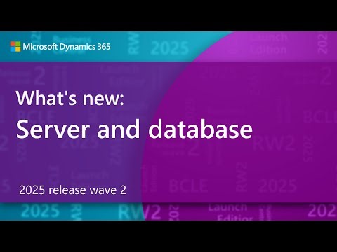What's new: Server and database