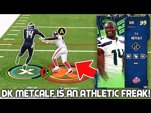 DK Metcalf is an Athletic Freak.. Bodying Everybody! Madden 23