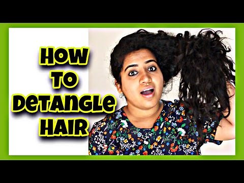❌ How To Detangle a Very Knotted & Tangled Hair Without Breakage 🔴