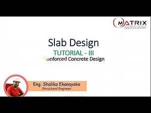 PROKON Slab Design (Sinhala/සිංහල) Tutorial 03