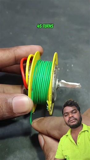 Inductive Power Pickup Motor Coil Wireless Electricity Transfer #