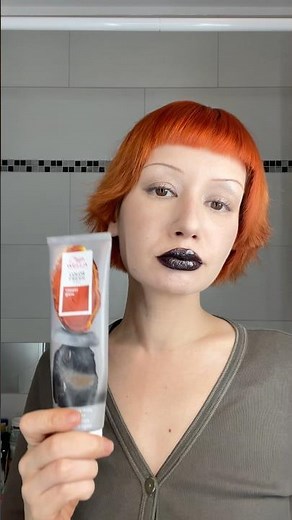 First time tyring the wella color fresh hair mask / copper glow ✨